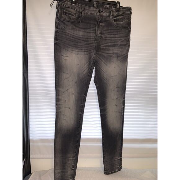 PRPS Other - PRPS Perigee Distressed Skinny Fit Jeans E97P55U Black Size 36x34